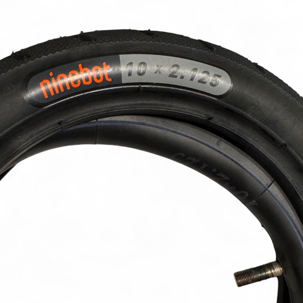 2 Ninebot 10 x 2.125 Segway Electric Scooter Spare Tires Valve Extender New - Picture 2 of 10